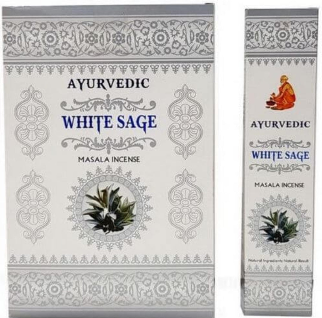 Encens Ayurvédique Sauge Blanche 15g