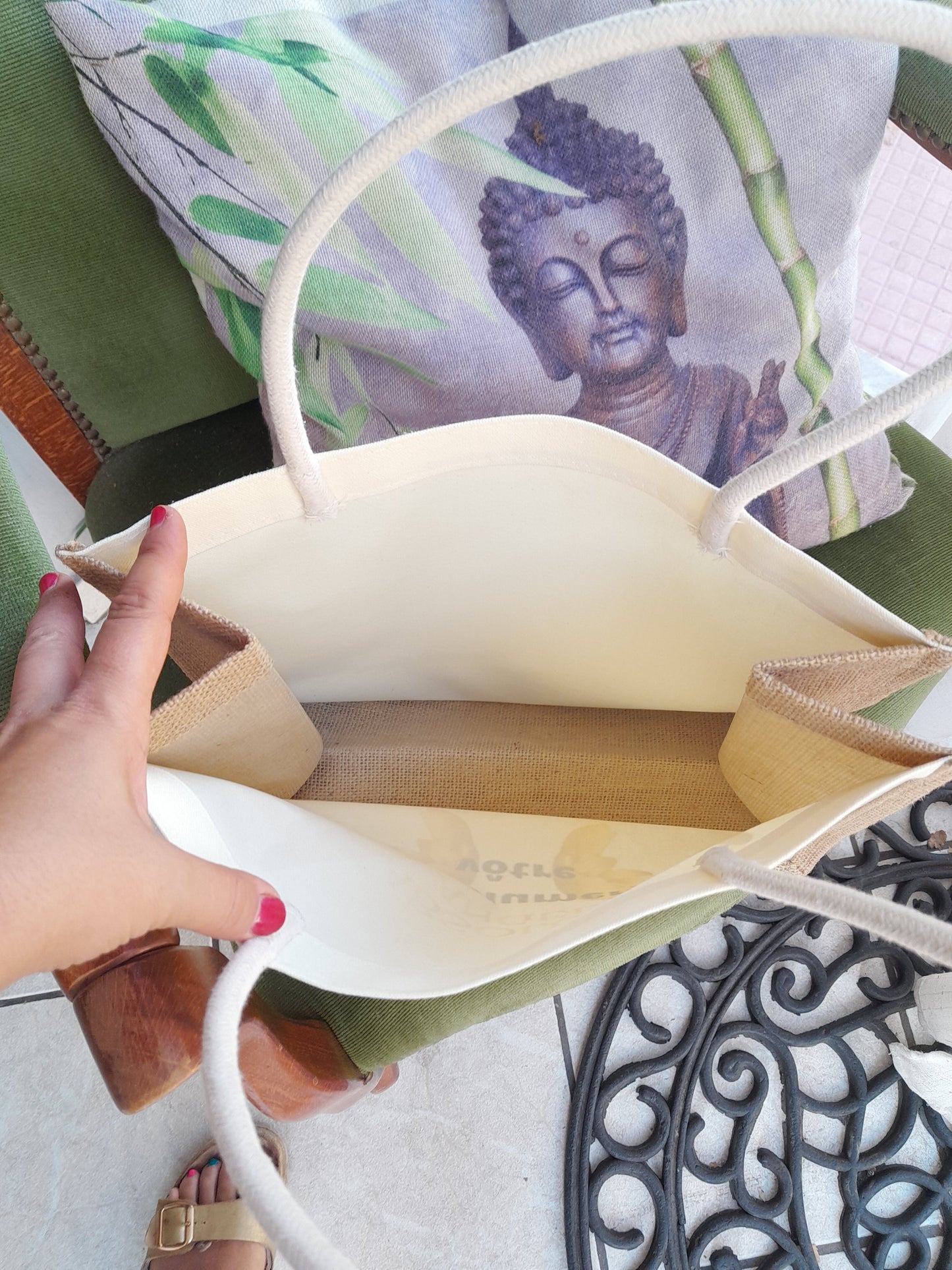 TOTE BAG en jute AbsoluteAngel
