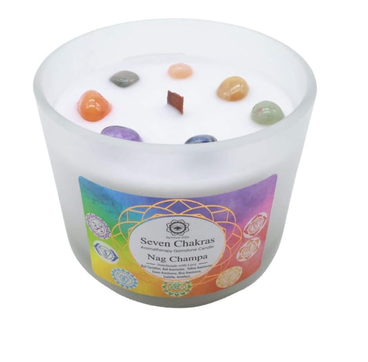 Bougie Green Tree '7 Chakras' Nag Champa 256g