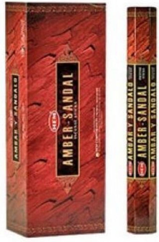 Encens HEM Ambre Santal 20g