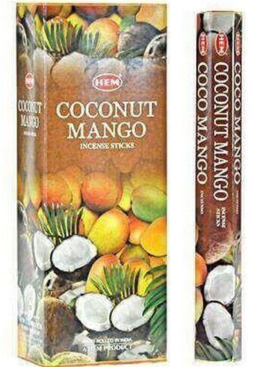 Encens HEM Mangue Coco 20g