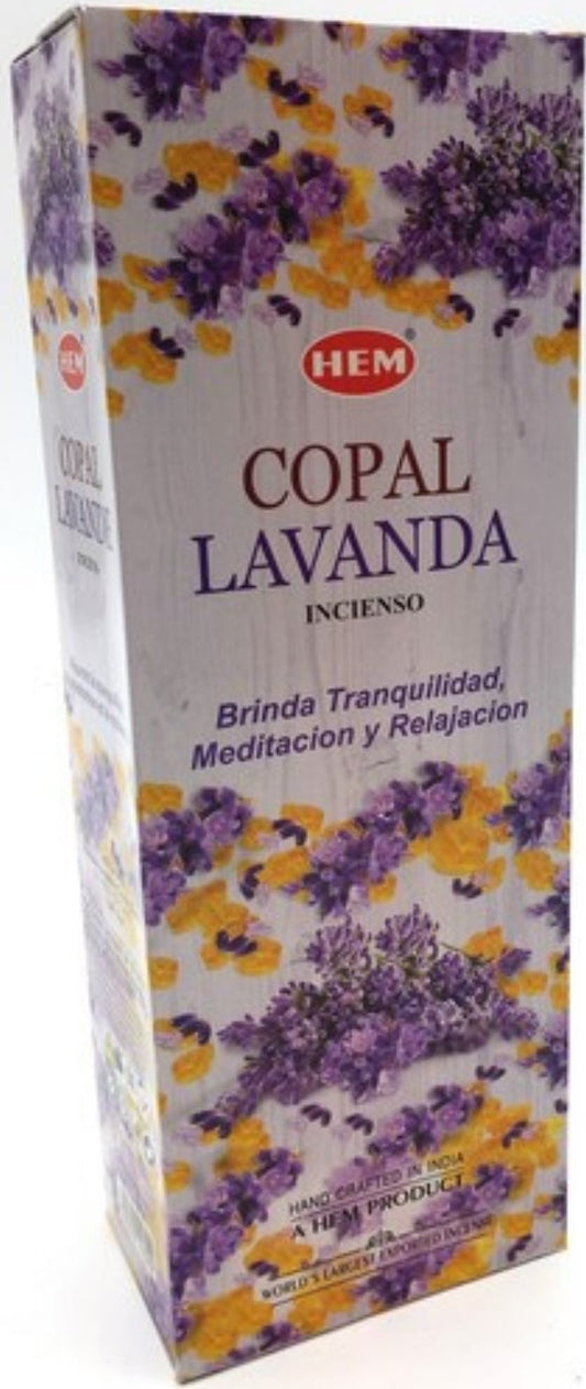 Encens HEM Copal  Lavande 20g