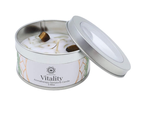 Bougie Green Tree 'Vitalité' Oeil de Tigre + Gingembre doux 70g